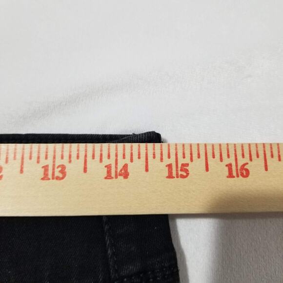 Apt 9 Jeans Womens Size 8P Black Tummy Control Capri Wash High Rise - Picture 6 of 9